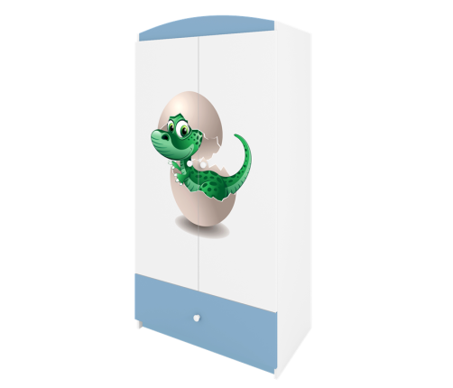 Szafa babydreams niebieska mały dino