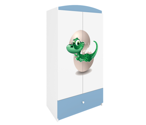 Szafa babydreams niebieska mały dino