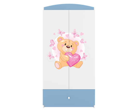 Szafa babydreams niebieska miś motylki