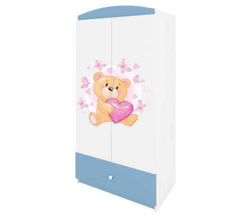 Szafa babydreams niebieska miś motylki