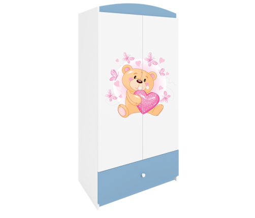 Szafa babydreams niebieska miś motylki