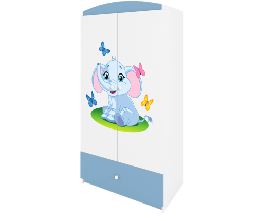 Szafa babydreams niebieska słonik
