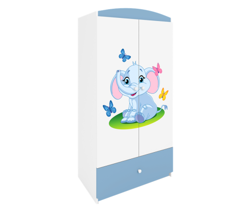 Szafa babydreams niebieska słonik