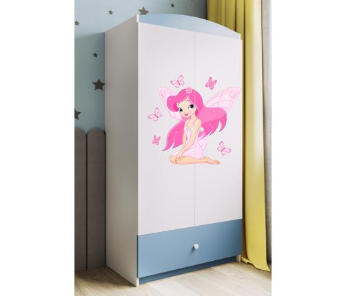 Szafa babydreams niebieska wróżka z motylkami