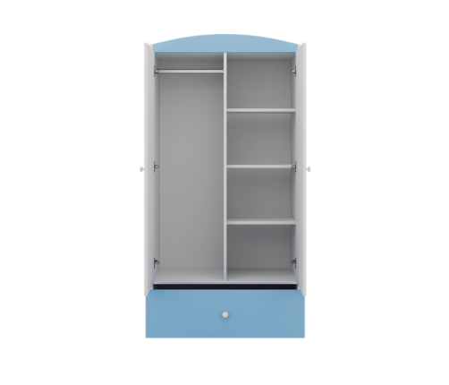 Szafa babydreams niebieska wróżka z motylkami