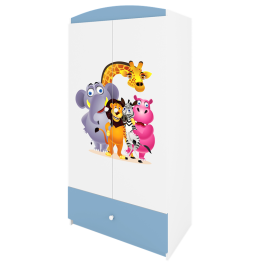 Szafa babydreams niebieska zoo