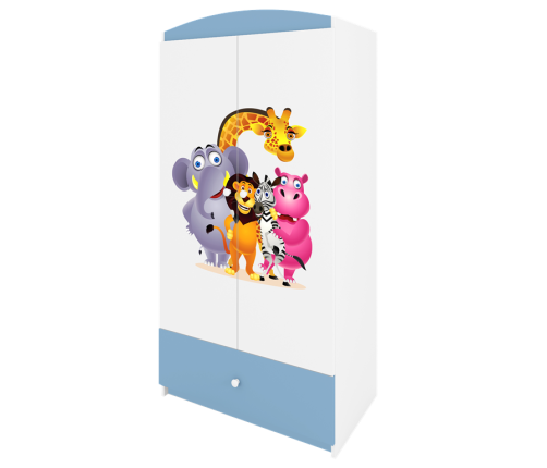 Szafa babydreams niebieska zoo