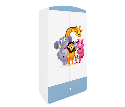 Szafa babydreams niebieska zoo