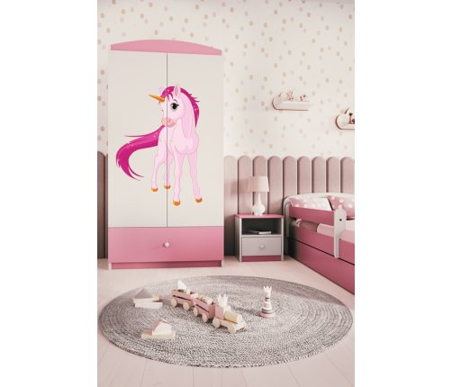 Szafa babydreams różowa jednorożec