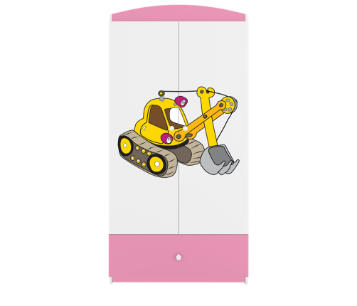 Szafa babydreams różowa koparka