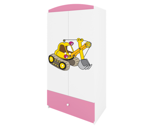 Szafa babydreams różowa koparka