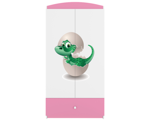 Szafa babydreams różowa mały dino