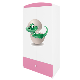 Szafa babydreams różowa mały dino