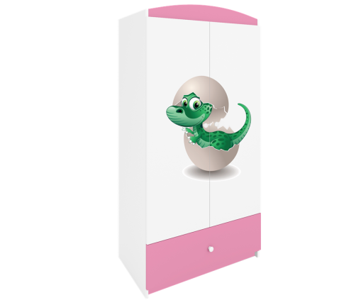 Szafa babydreams różowa mały dino