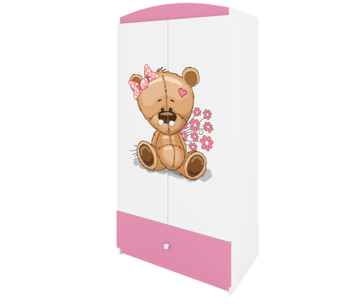Szafa babydreams różowa miś kwiatki