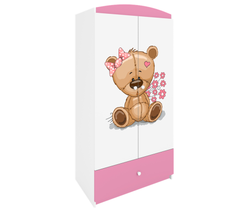 Szafa babydreams różowa miś kwiatki