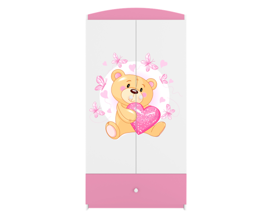 Szafa babydreams różowa miś motylki