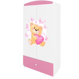 Szafa babydreams różowa miś motylki