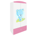 Szafa babydreams różowa niebieski miś