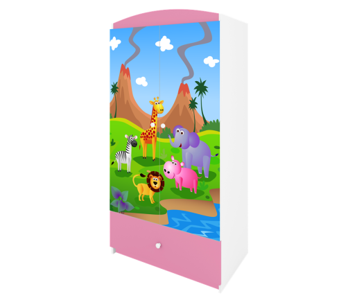 Szafa babydreams różowa safari
