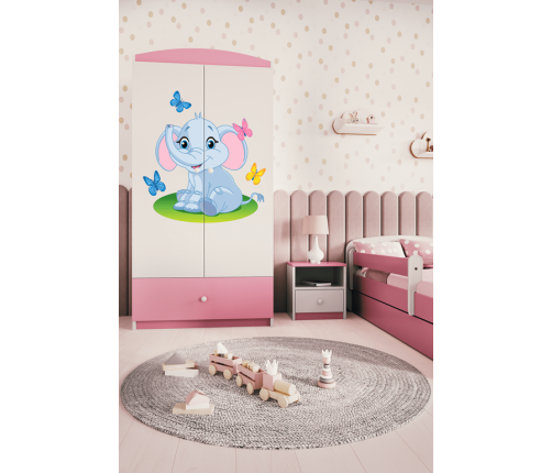 Szafa babydreams różowa słonik