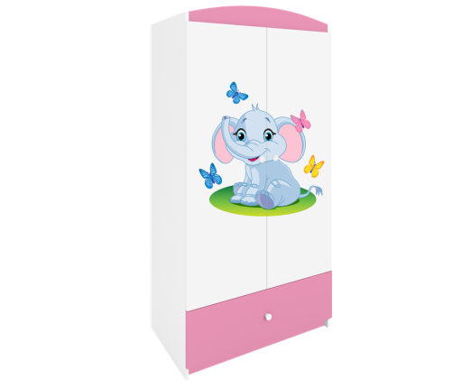 Szafa babydreams różowa słonik