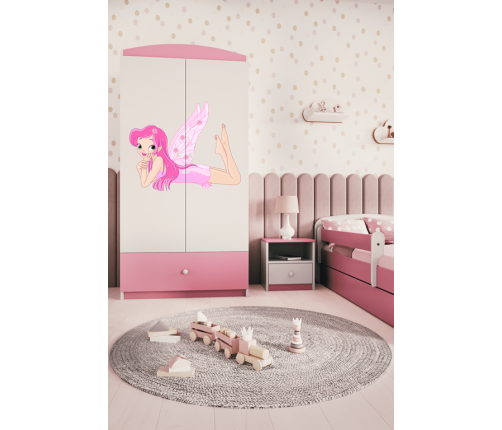 Szafa babydreams różowa wróżka ze skrzydełkami