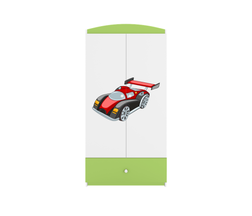 Szafa babydreams zielona auto wyścigowe
