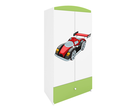 Szafa babydreams zielona auto wyścigowe