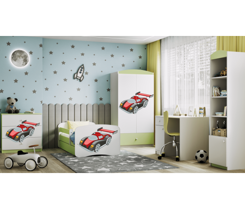 Szafa babydreams zielona auto wyścigowe