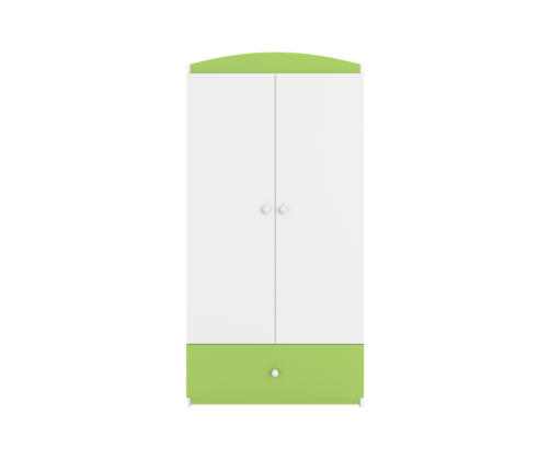 Szafa Babydreams zielona bez wzoru