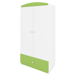 Szafa Babydreams zielona bez wzoru