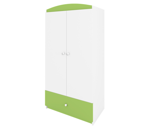 Szafa Babydreams zielona bez wzoru