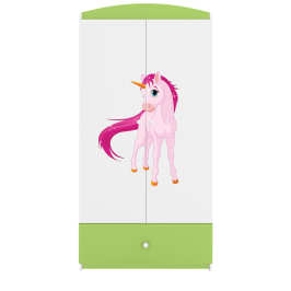 Szafa babydreams zielona jednorożec