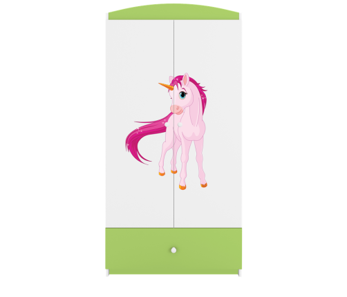 Szafa babydreams zielona jednorożec
