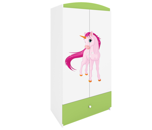Szafa babydreams zielona jednorożec