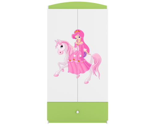 Szafa babydreams zielona księżniczka na koniku