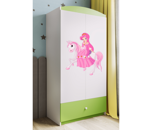 Szafa babydreams zielona księżniczka na koniku