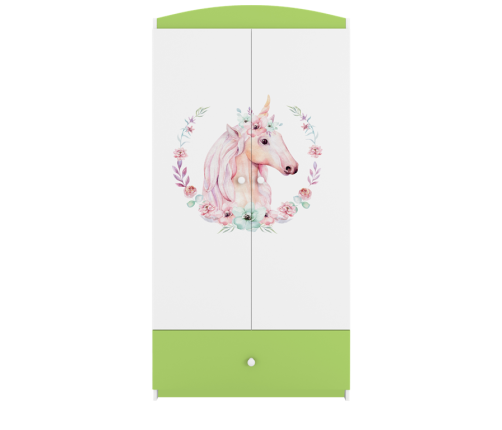 Szafa babydreams zielona konik