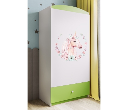 Szafa babydreams zielona konik