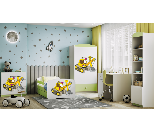 Szafa babydreams zielona koparka