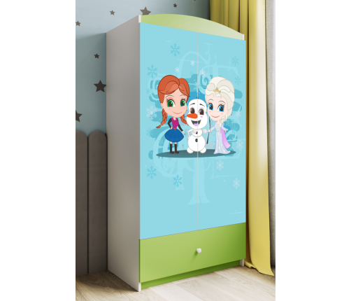 Szafa babydreams zielona kraina lodu