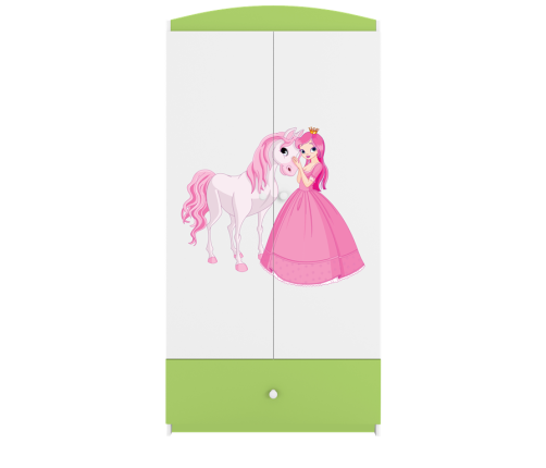 Szafa babydreams zielona księżniczka konik