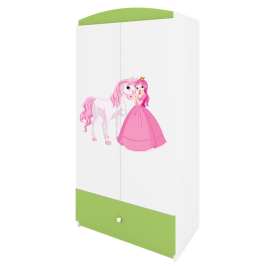 Szafa babydreams zielona księżniczka konik