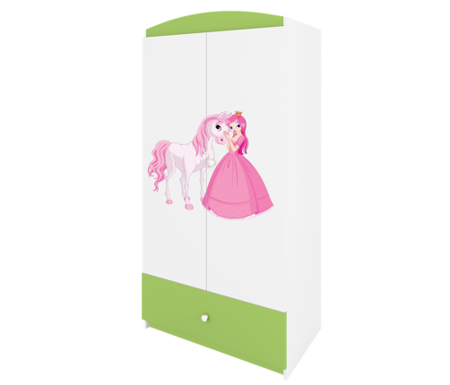 Szafa babydreams zielona księżniczka konik