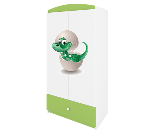 Szafa babydreams zielona mały dino