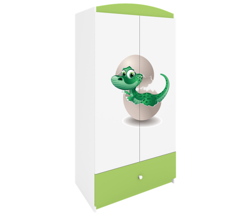 Szafa babydreams zielona mały dino