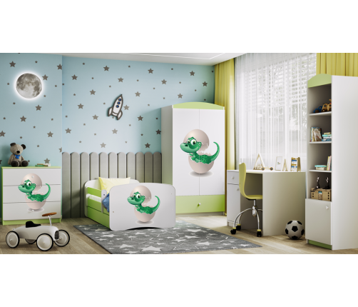 Szafa babydreams zielona mały dino