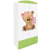 Szafa babydreams zielona miś kwiatki