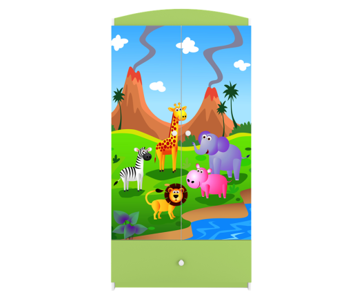 Szafa babydreams zielona safari